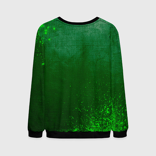 Мужской свитшот Chelsea - green gradient / 3D-Черный – фото 2