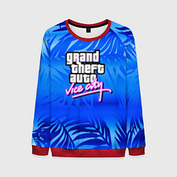 Свитшот мужской GTA vice city тропики, цвет: 3D-красный