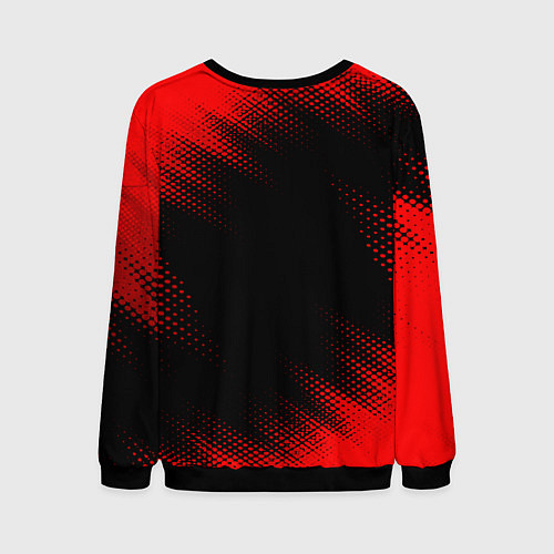 Мужской свитшот Hunter x Hunter - red gradient / 3D-Черный – фото 2