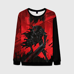 Свитшот мужской Берсерк Гатс в броне скелета, цвет: 3D-черный