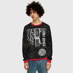 Свитшот мужской Сварог - слава роду, цвет: 3D-красный — фото 2