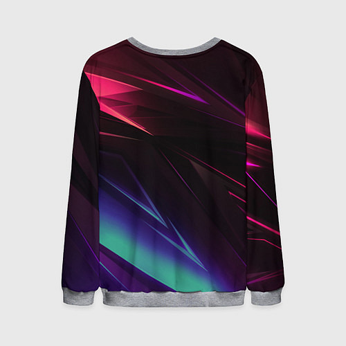 Мужской свитшот Lexus stripes / 3D-Меланж – фото 2