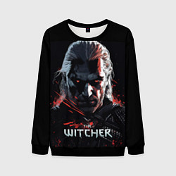 Свитшот мужской The Witcher dark style, цвет: 3D-черный