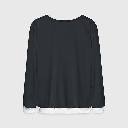 Мужской свитшот Я то, что я читаю - белая надпись / 3D-Белый – фото 2