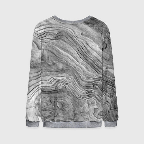 Мужской свитшот Текстура дерева - абстракция / 3D-Меланж – фото 2