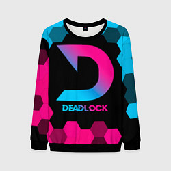 Мужской свитшот Deadlock - neon gradient