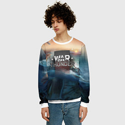 Свитшот мужской Warthunder морская битва, цвет: 3D-белый — фото 2
