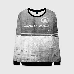 Мужской свитшот Great Wall - grey gradient посередине