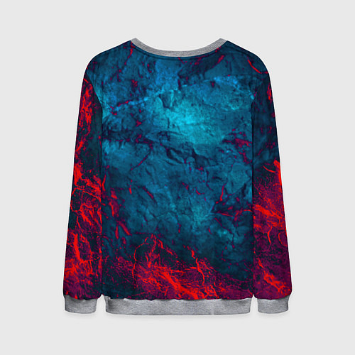 Мужской свитшот Warhammer 40000 space marine 2 ультрамарин / 3D-Меланж – фото 2