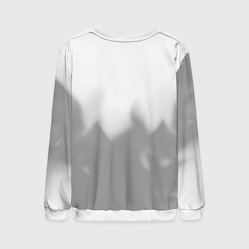 Мужской свитшот Deadlock glitch на светлом фоне посередине / 3D-Белый – фото 2