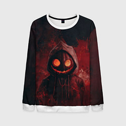 Мужской свитшот Тыквенный Джек в багровых тонах