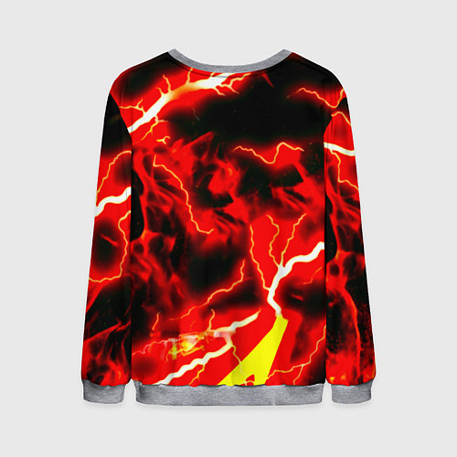 Мужской свитшот Skyrim red storm logo / 3D-Меланж – фото 2