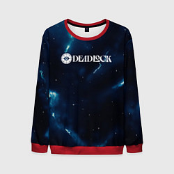 Мужской свитшот Deadlock logo синие молнии