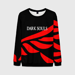 Свитшот мужской Dark souls game wings, цвет: 3D-черный