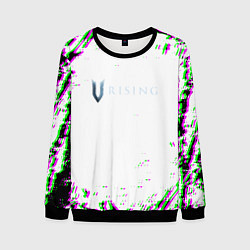 Мужской свитшот Vrising глитч краски