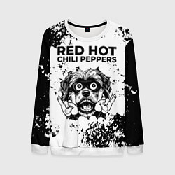 Мужской свитшот Red Hot Chili Peppers - рок пес