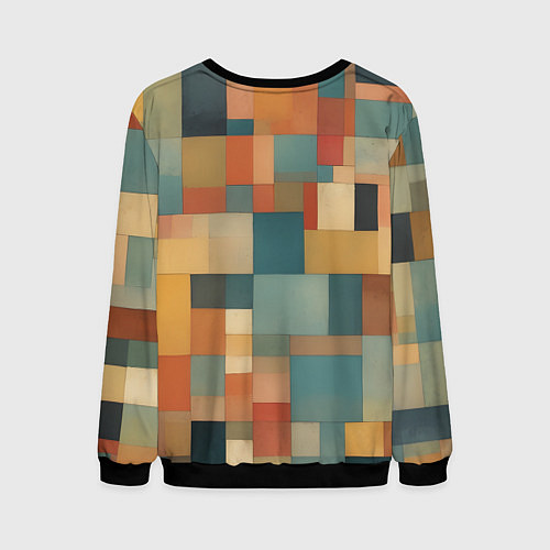 Мужской свитшот Inspired by Paul Klee / 3D-Черный – фото 2