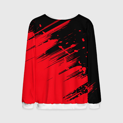 Мужской свитшот Red Dead Redemption 2 - Wanted / 3D-Белый – фото 2