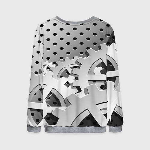 Мужской свитшот Lexus carbon steel / 3D-Меланж – фото 2