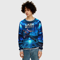Свитшот мужской Lash Deadlock, цвет: 3D-меланж — фото 2