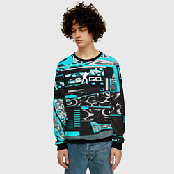 Свитшот мужской CSGO winter sport, цвет: 3D-черный — фото 2