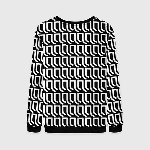 Мужской свитшот Juventus fc pattern / 3D-Черный – фото 2