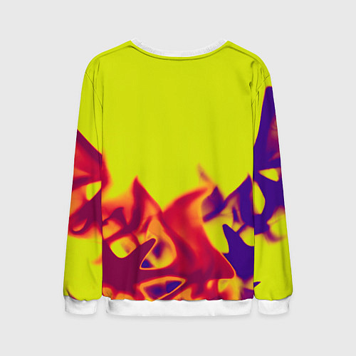 Мужской свитшот Starfield fire steel / 3D-Белый – фото 2