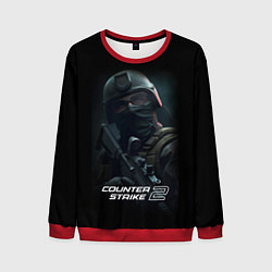 Свитшот мужской CS counter terrorist, цвет: 3D-красный