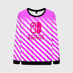Мужской свитшот Nintendo pink line