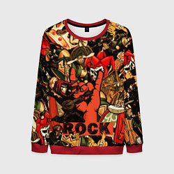 Свитшот мужской Король и шут рок средневековья, цвет: 3D-красный