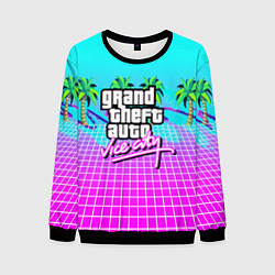 Свитшот мужской Vice city tropic collection, цвет: 3D-черный