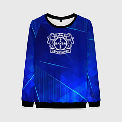 Мужской свитшот Bayer 04 blue poly