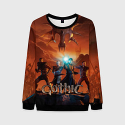 Свитшот мужской Герои из Gothic remake, цвет: 3D-черный