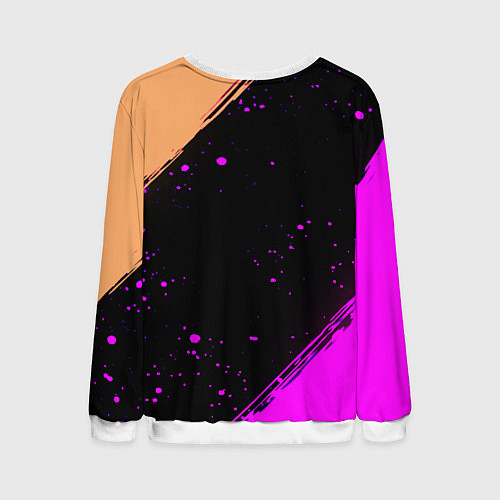 Мужской свитшот AEK fc geometry splash / 3D-Белый – фото 2