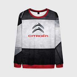 Свитшот мужской Citroen grey metal, цвет: 3D-красный
