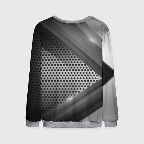 Мужской свитшот Honda metal motors / 3D-Меланж – фото 2