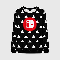Свитшот мужской Нинтендо лёд и пламя краски, цвет: 3D-черный