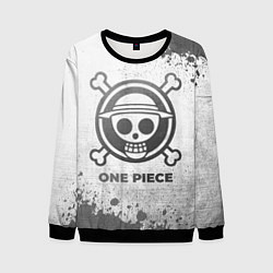 Мужской свитшот One Piece - white gradient