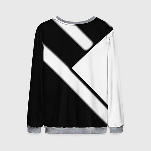 Мужской свитшот Juventus geometry steel / 3D-Меланж – фото 2