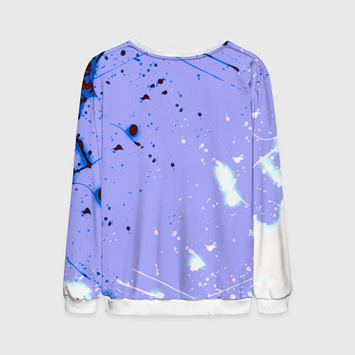 Мужской свитшот Forza Horizon краски текстура / 3D-Белый – фото 2