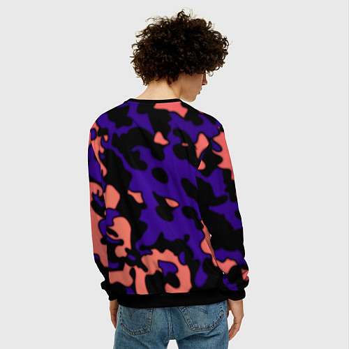 Мужской свитшот DOTA 2 камуфляж / 3D-Черный – фото 4