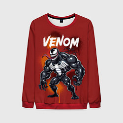 Свитшот мужской Веном в мультяшном стиле, цвет: 3D-красный