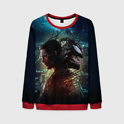 Свитшот мужской Веном и Эдди, цвет: 3D-красный