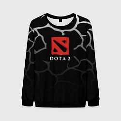 Свитшот мужской DOTA2 земля, цвет: 3D-черный