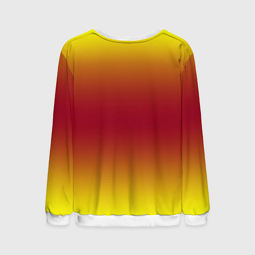 Мужской свитшот Portal 2 gradient / 3D-Белый – фото 2