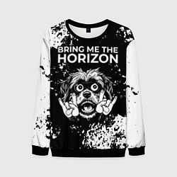 Мужской свитшот Bring Me the Horizon рок пес