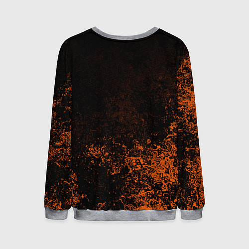 Мужской свитшот RUST брызги красок лого / 3D-Меланж – фото 2