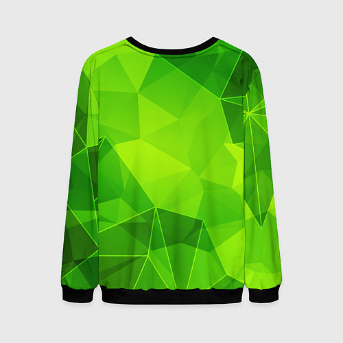 Мужской свитшот Ramones green poly / 3D-Черный – фото 2
