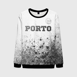 Свитшот мужской Porto - white gradient посередине, цвет: 3D-черный