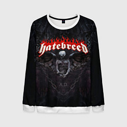 Свитшот мужской Hatebreed hardcore, цвет: 3D-белый
